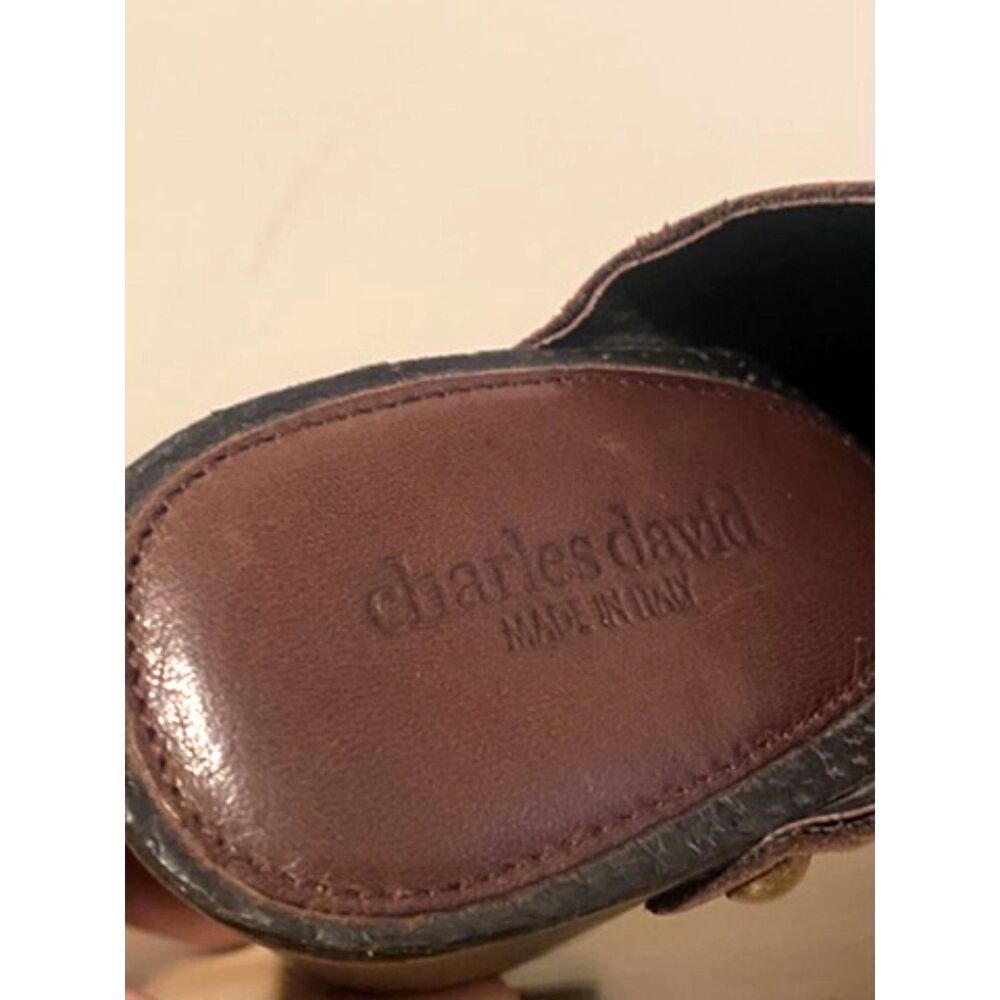 Charles David Platform Clogs – Brown Leather size 7 - Picture 8 of 8